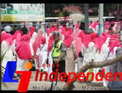Sat Lantas Polres Serdang Bedagai Amankan dan Atur Arus Lalu Lintas pada Kegiatan Tabligh Akbar Muslimah Dambaan 2025
