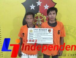 POLSEK KUALUH HULU TANGKAP DUA PELAKU PENYALAH GUNAAN NARKOTIKA JENIS SABU-SABU