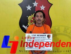 KERJA KERAS POLSEK KUALUH HULU DALAM PEMBERANTASAN NARKOBA KEMBALI TANGKAP SATU ORANG PELAKU.