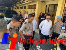 Polresta Banyuwangi Gelar Tes Urine Mendadak Ratusan Personel