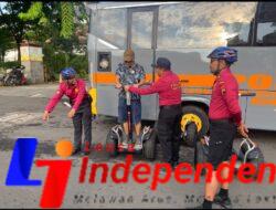 Momen Unik CFD Simpang Lima, Pengunjung Antusias Coba Segway Patroli Polisi