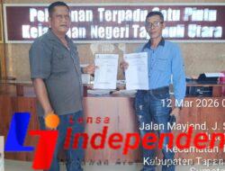 DPD. LBH.PNI Tapanuli Utara resmi laporkan Kepsek SMK N 1 Siatas barita ke KEJARI Tapanuli Utara.