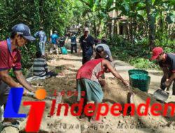 Kerja Bakti GELARANGIN (Gelar Rakyat Ngincep) Perbaikan Jalan Desa Triwidadi di Kramat