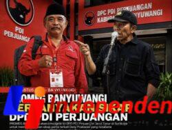 DPC Sebut Tak Punya Kewenangan, PROMEG Banyuwangi Siap Temui DPD PDI Perjuangan di Surabaya