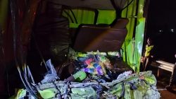 Truk Box Tabrak Tronton di Tol KM.54.700 Sergai, Tiga Orang Meninggal