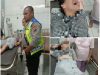 Satlantas Polres Sergai Olah TKP Lakalantas, Pemotor Tewas